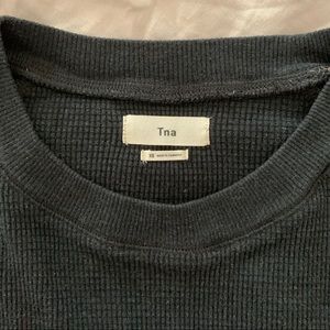 TNA waffle sweatshirt